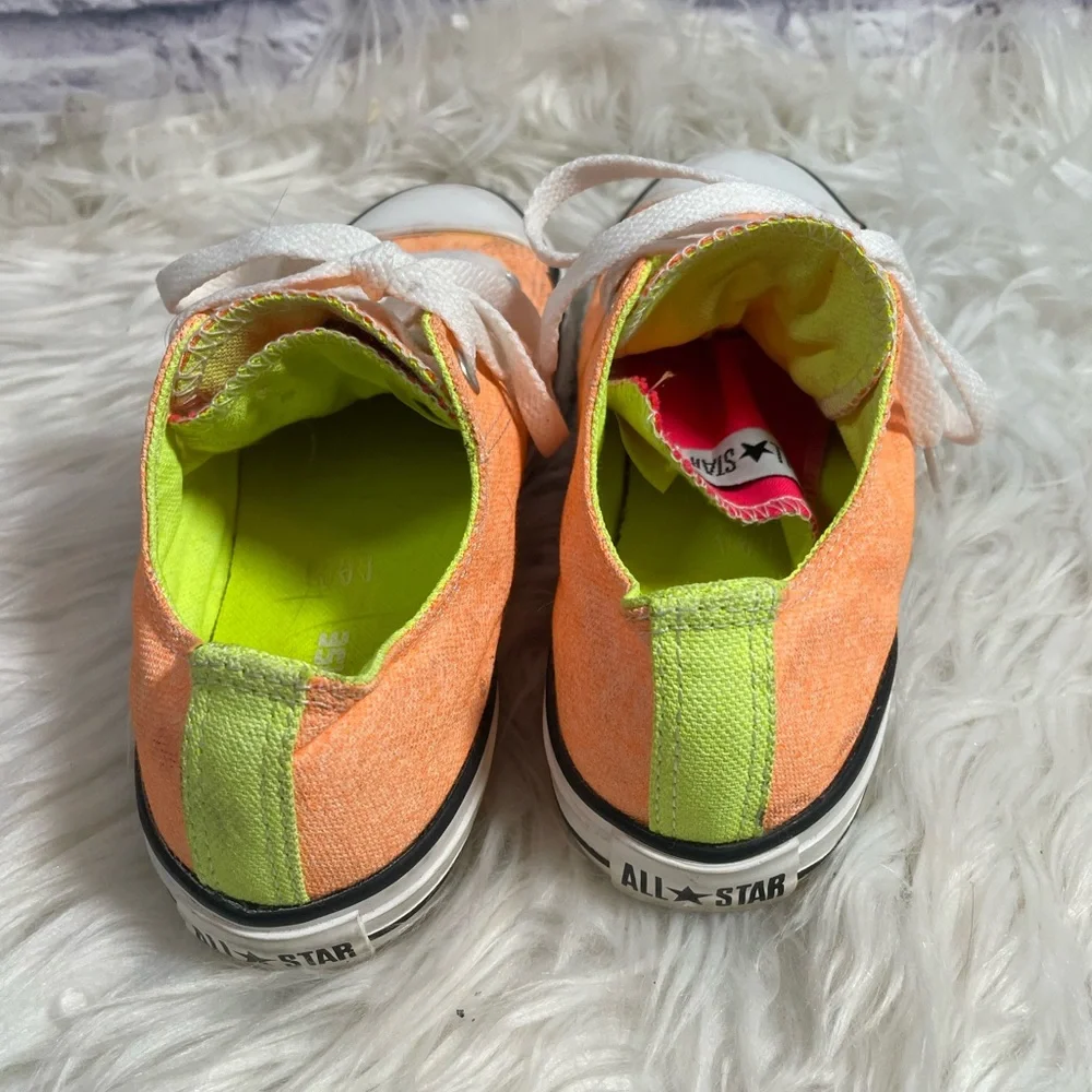 Converse All Star Light Orange‎ Double Tongue Sneaker junior Size 4